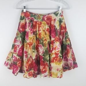 TWENTY ONE | FLORAL COTTON SKIRT